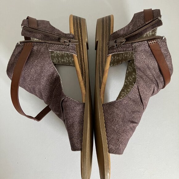 Blowfish Malibu Balla Sandal Size 9 Gladiator Style Zipper and Buckle #B138. - Picture 4 of 8